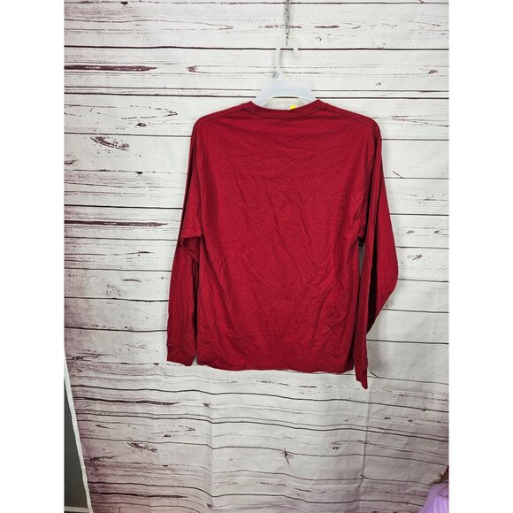 Hanes Men Red Large Long Sleeve Alabama Crimson Tide Shirt - Picture 6 of 7